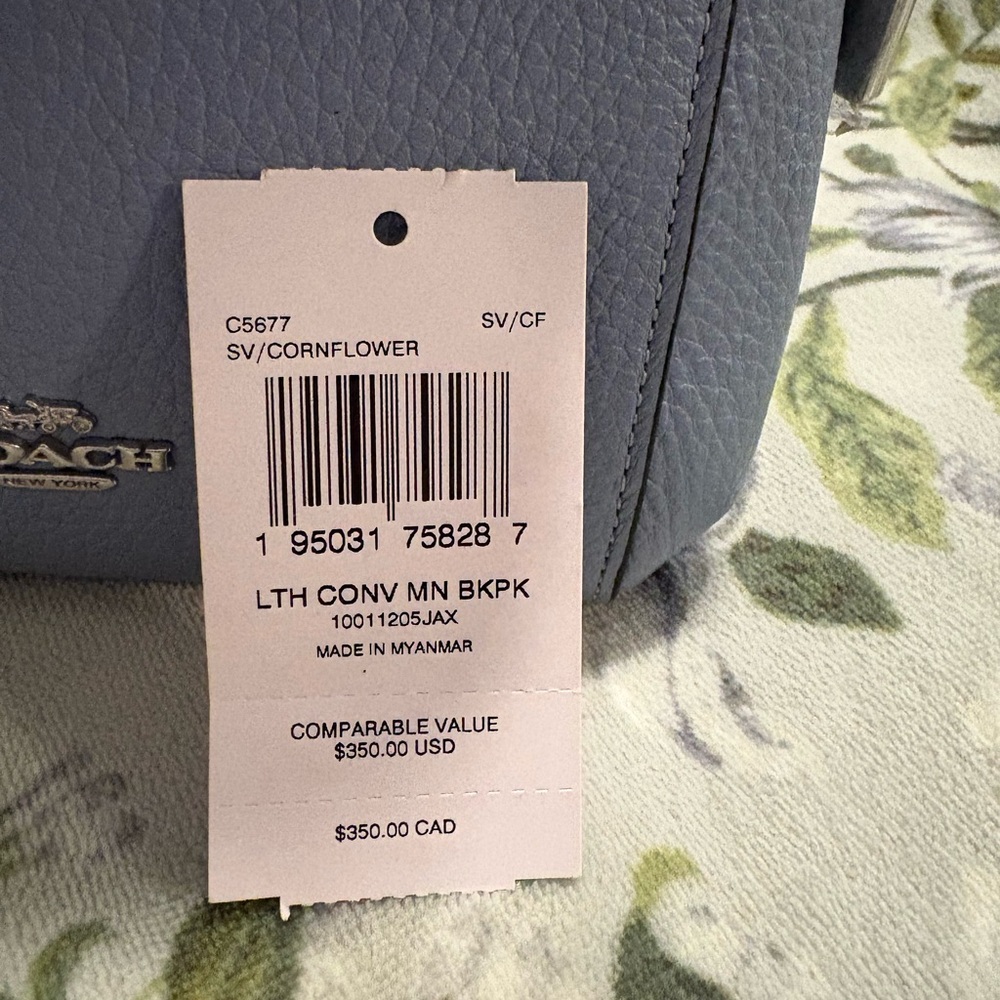 COACH Convertible Mini Backpack - Picture 7 of 8